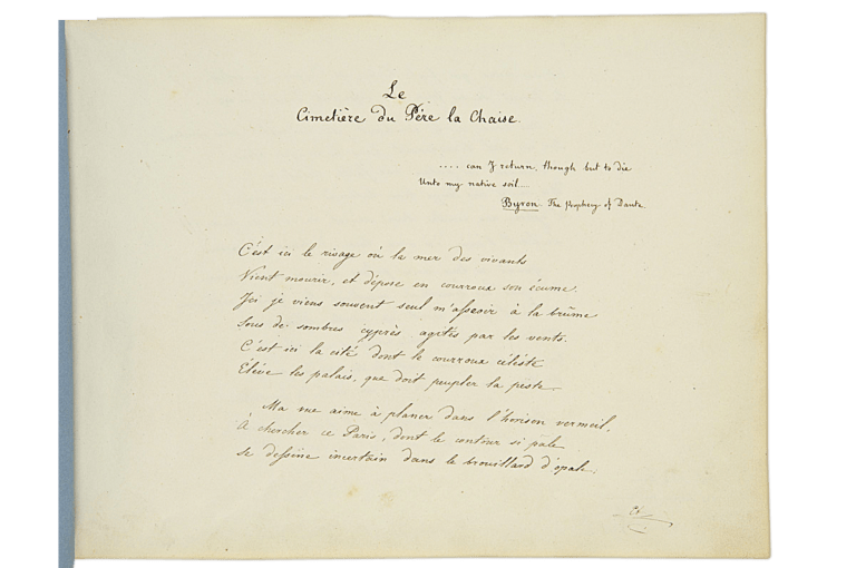 Rękopis Juliusza Słowackiego trafił do zbiorów Biblioteki Narodowej