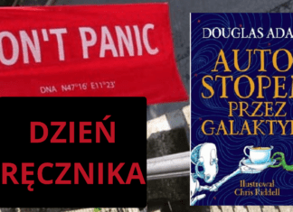 25 maja obchodzimy Dzień Ręcznika na cześć Douglasa Adamsa, autora książki "Autostopem przez Galaktykę".